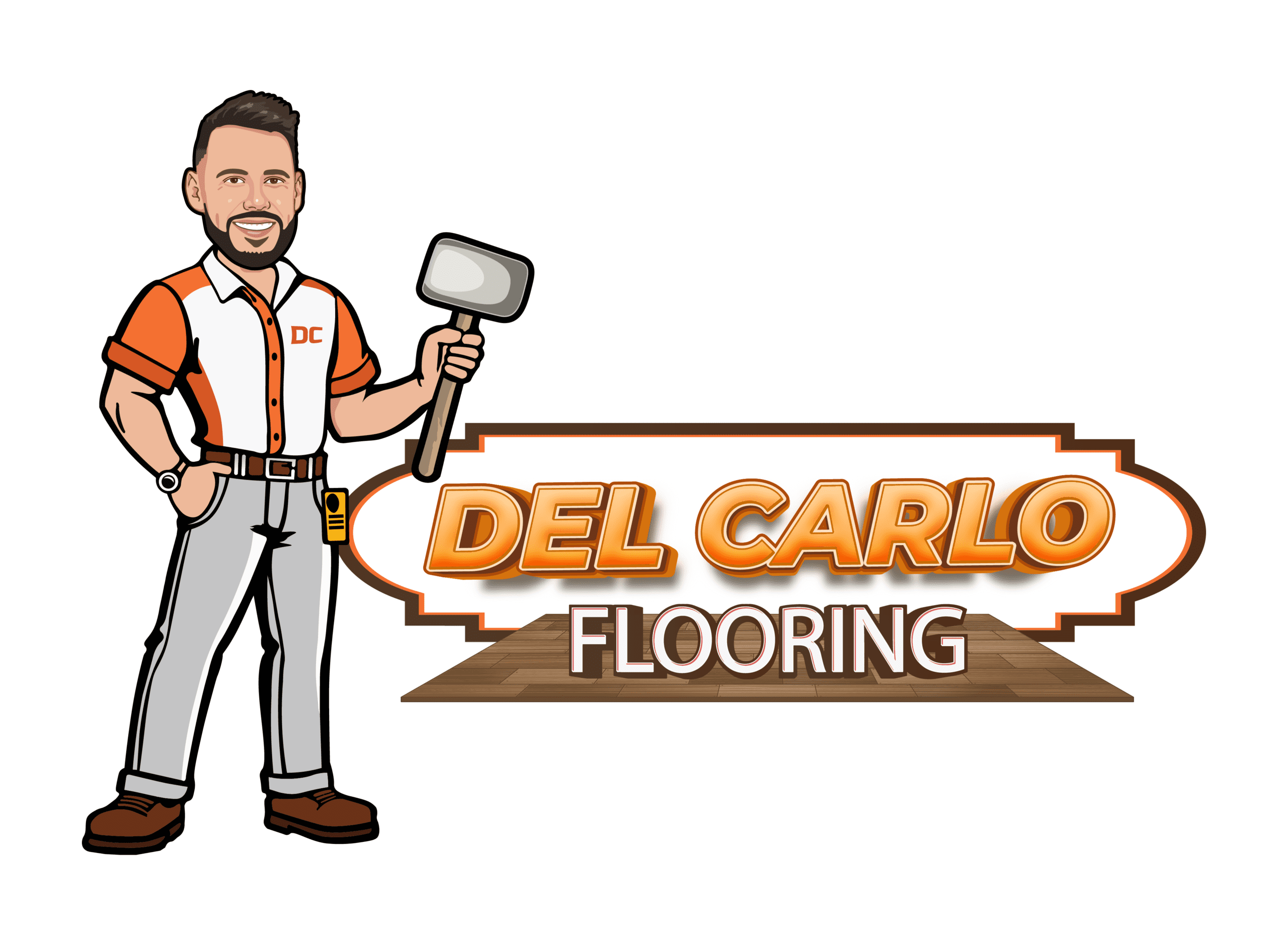 Logo Del Carlo A Fundo Branco Professional Flooring Contractor in Richmond, VA