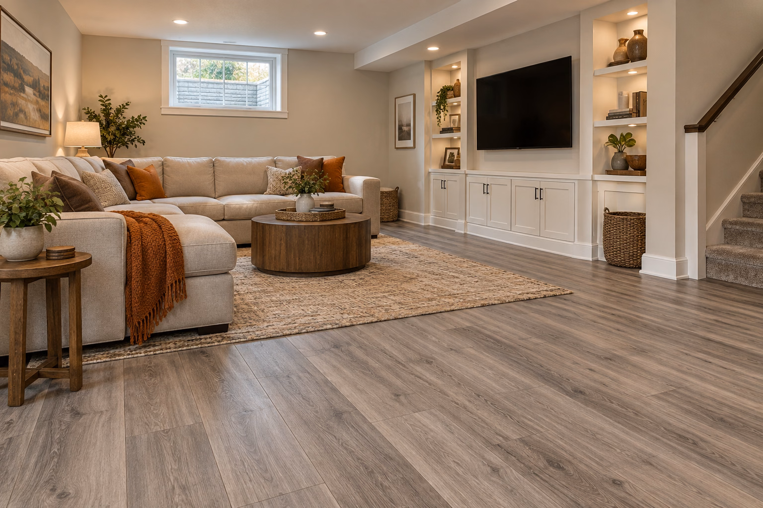 quiz room basement Professional Flooring Contractor in Richmond, VA